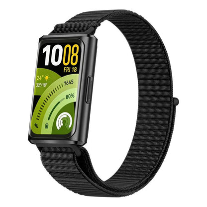 Adjustable Nylon Hook And Loop Fastener Watch Band, For Huawei Band 11 / Band 11 Pro