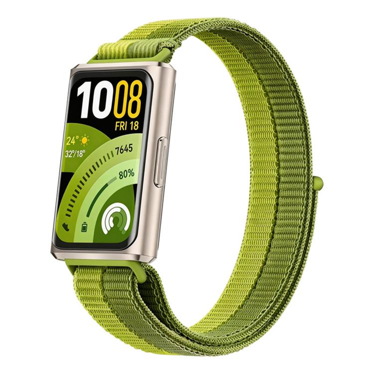 Adjustable Nylon Hook And Loop Fastener Watch Band, For Huawei Band 11 / Band 11 Pro