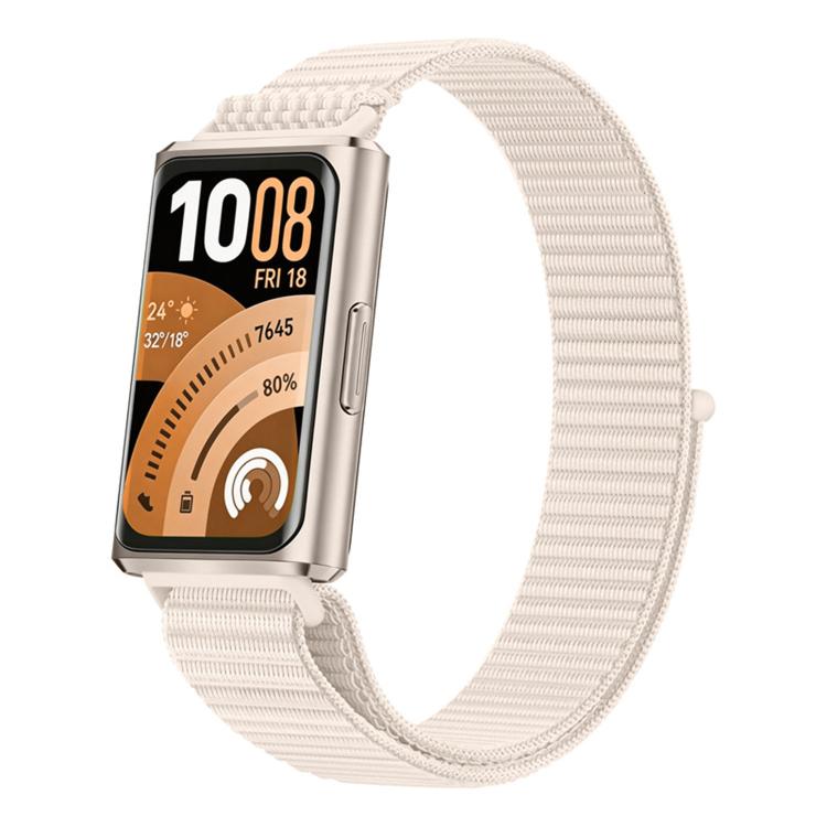 Adjustable Nylon Hook And Loop Fastener Watch Band, For Huawei Band 11 / Band 11 Pro
