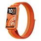 Adjustable Nylon Hook And Loop Fastener Watch Band, For Huawei Band 11 / Band 11 Pro