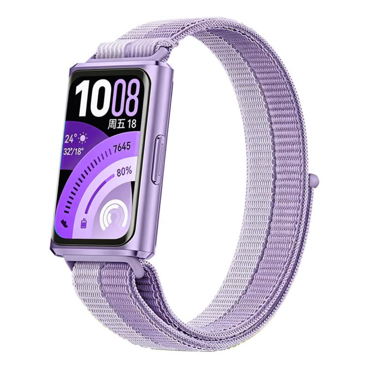 Adjustable Nylon Hook And Loop Fastener Watch Band, For Huawei Band 11 / Band 11 Pro