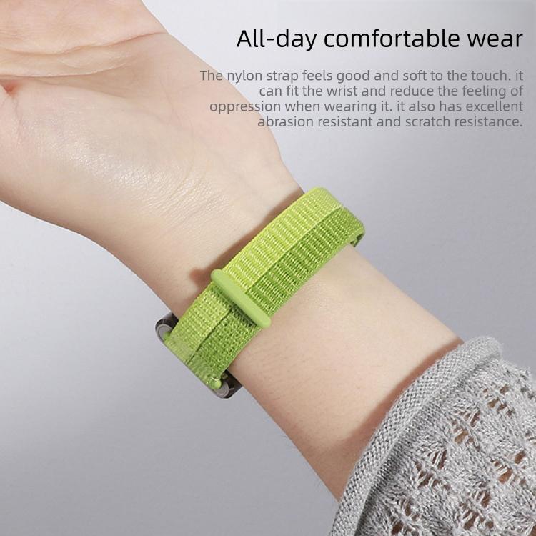 Adjustable Nylon Hook And Loop Fastener Watch Band, For Huawei Band 11 / Band 11 Pro