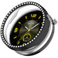 Single Row Diamond Half Coverage Hollow PC Watch Protective Case, For Honor Watch Fit Vitaly, For Honor Watch GS 5 / Watch Fit Elegant