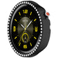 Single Row Diamond Half Coverage Hollow PC Watch Protective Case, For Honor Watch Fit Vitaly, For Honor Watch GS 5 / Watch Fit Elegant