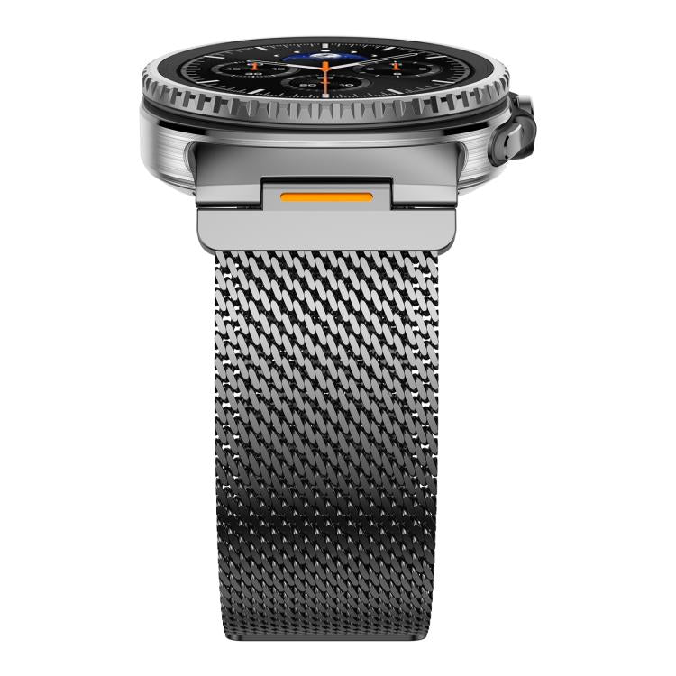 Vibrant Style Thick Mesh Milanese Magnetic Watch Band, For Galaxy Watch9 / 8 / 8 Classic