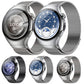 Press Button Seamless Interface Milanese Magnetic Stainless Steel Watch Band, For Huawei Watch 5 46mm