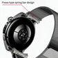 Press Button Seamless Interface Milanese Magnetic Stainless Steel Watch Band, For Huawei Watch 5 46mm
