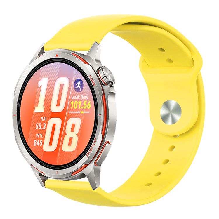 Reverse Buckle Solid Color Silicone Watch Band, For Huawei Watch GT Runner 2