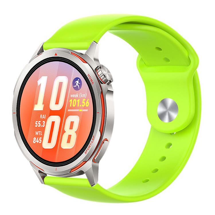 Reverse Buckle Solid Color Silicone Watch Band, For Huawei Watch GT Runner 2