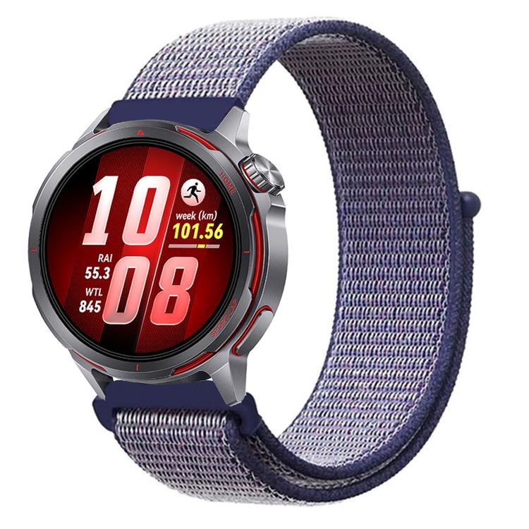 Nylon Loop Hook and Loop Fastener Watch Band, For Huawei Watch GT Runner 2