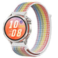 Nylon Loop Hook and Loop Fastener Watch Band, For Huawei Watch GT Runner 2