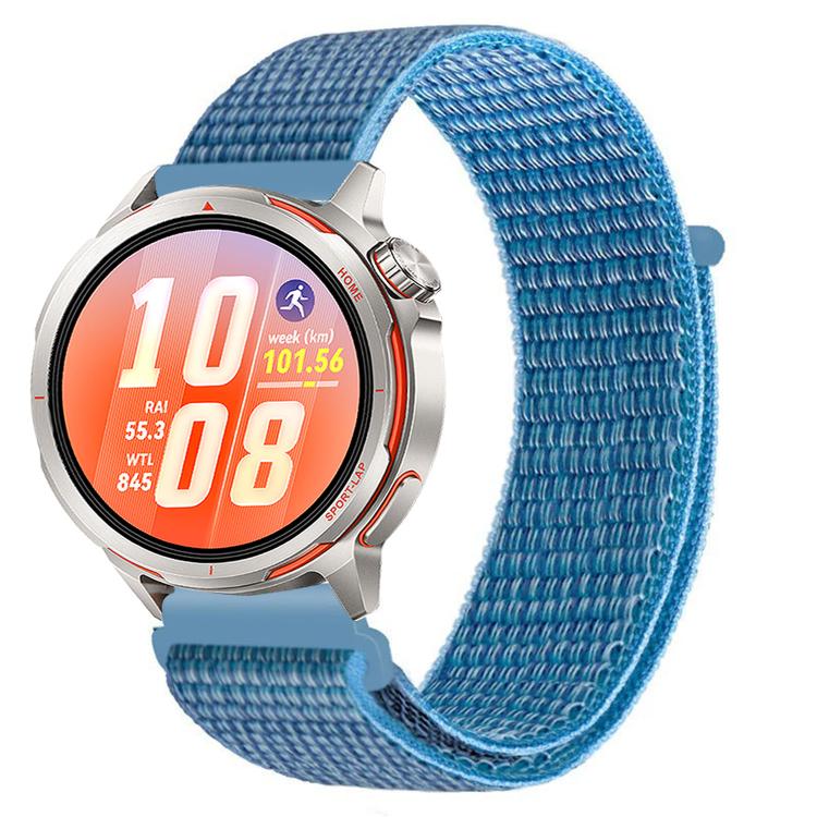 Nylon Loop Hook and Loop Fastener Watch Band, For Huawei Watch GT Runner 2