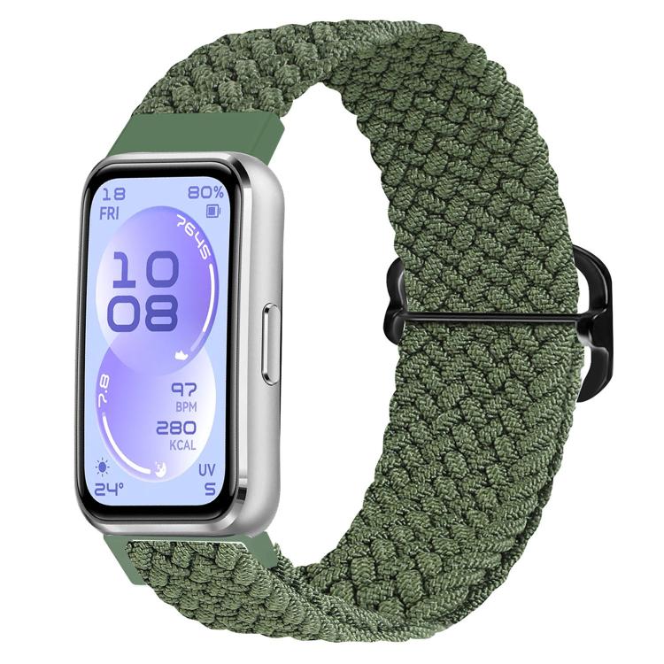 Slide Buckle Nylon Woven Watch Band, For Huawei Band 11 / Band 11 Pro