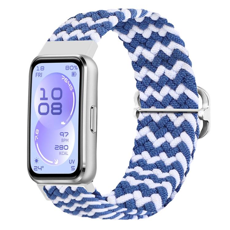 Slide Buckle Nylon Woven Watch Band, For Huawei Band 11 / Band 11 Pro