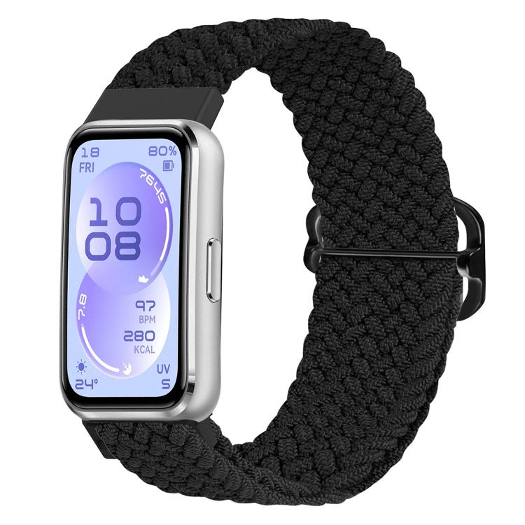 Slide Buckle Nylon Woven Watch Band, For Huawei Band 11 / Band 11 Pro