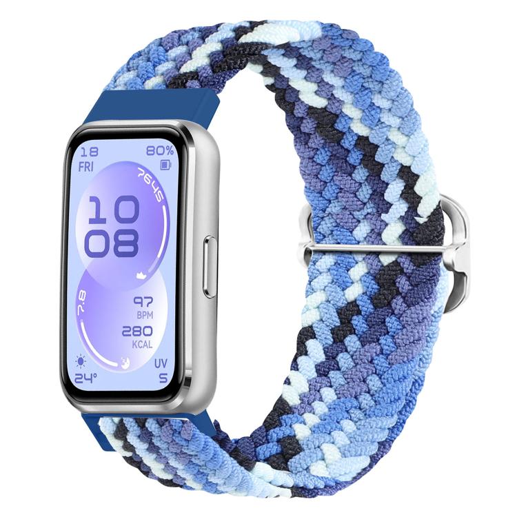 Slide Buckle Nylon Woven Watch Band, For Huawei Band 11 / Band 11 Pro