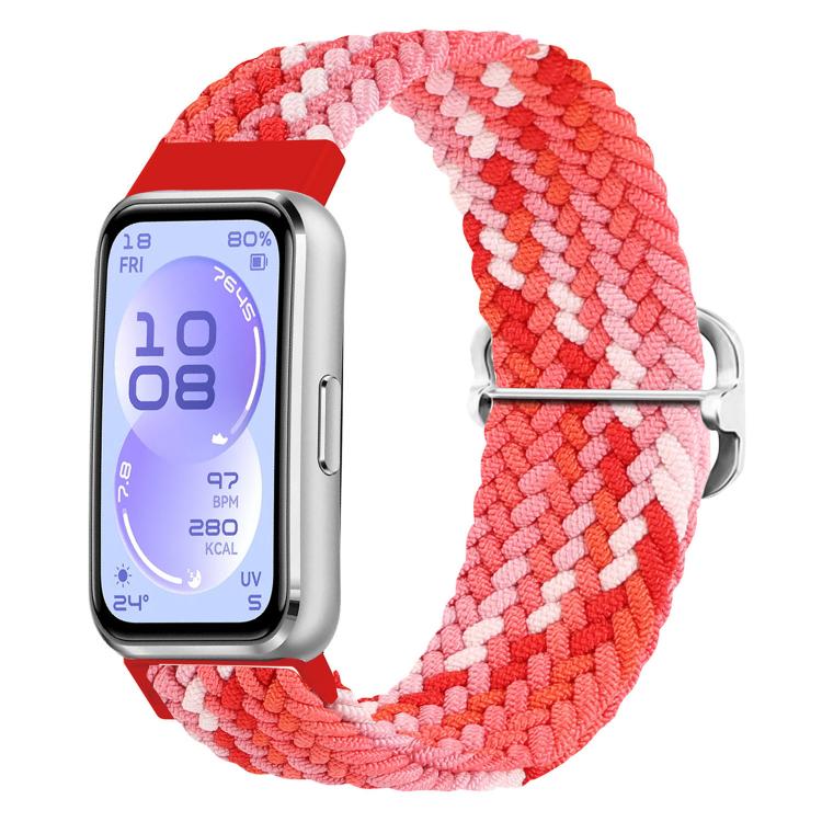 Slide Buckle Nylon Woven Watch Band, For Huawei Band 11 / Band 11 Pro
