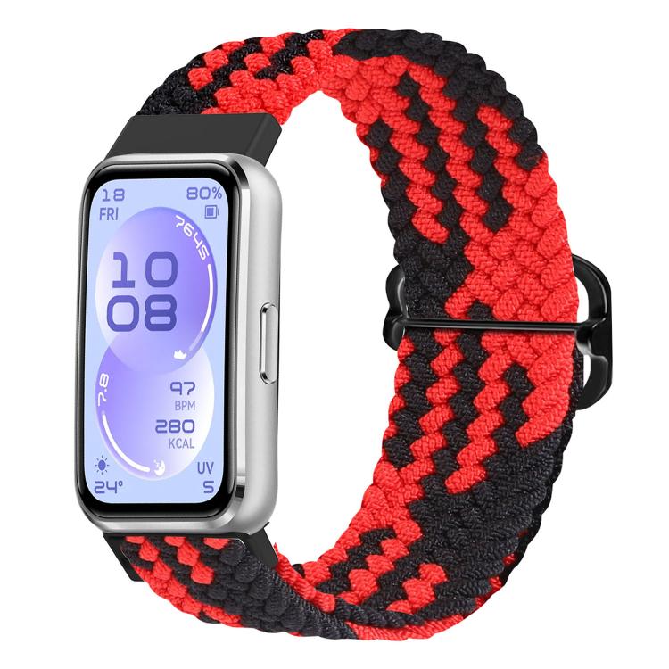 Slide Buckle Nylon Woven Watch Band, For Huawei Band 11 / Band 11 Pro