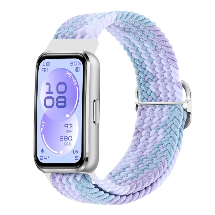 Slide Buckle Nylon Woven Watch Band, For Huawei Band 11 / Band 11 Pro