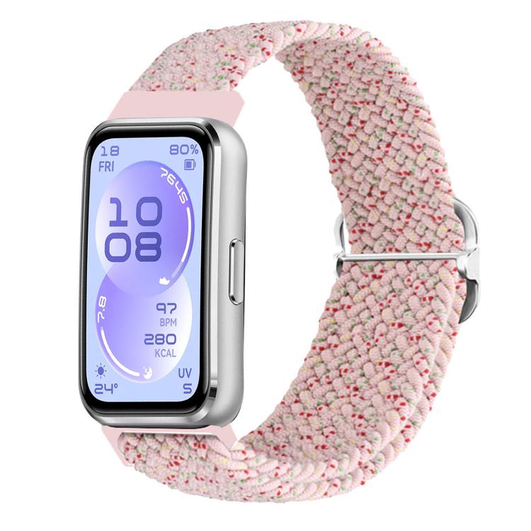 Slide Buckle Nylon Woven Watch Band, For Huawei Band 11 / Band 11 Pro