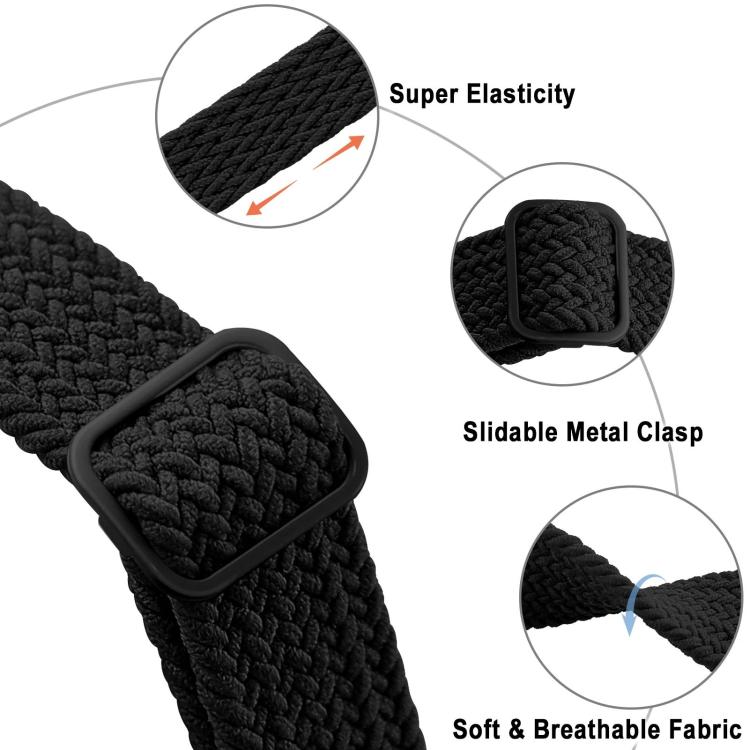 Slide Buckle Nylon Woven Watch Band, For Huawei Band 11 / Band 11 Pro
