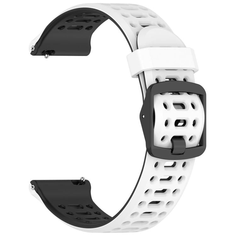 Perforated Double Color Silicone Watch Band, For Huawei Watch GT Runner 2