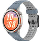 Perforated Double Color Silicone Watch Band, 20mm, 22mm