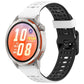 Perforated Double Color Silicone Watch Band, 20mm, 22mm