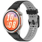 Perforated Double Color Silicone Watch Band, 20mm, 22mm