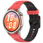 Perforated Double Color Silicone Watch Band, 20mm, 22mm