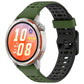 Perforated Double Color Silicone Watch Band, 20mm, 22mm