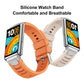 Silver Pin Buckle Quick Release Metal Connector Silicone Watch Band, For Huawei Band 11 / Band 11 Pro