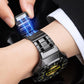 Seamless Press Button AP Style Magnetic Stainless Steel Watch Band, For Huawei Watch GT6 Pro