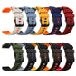 Speed Shadow Sports Two Color Silicone Watch Band, 22mm