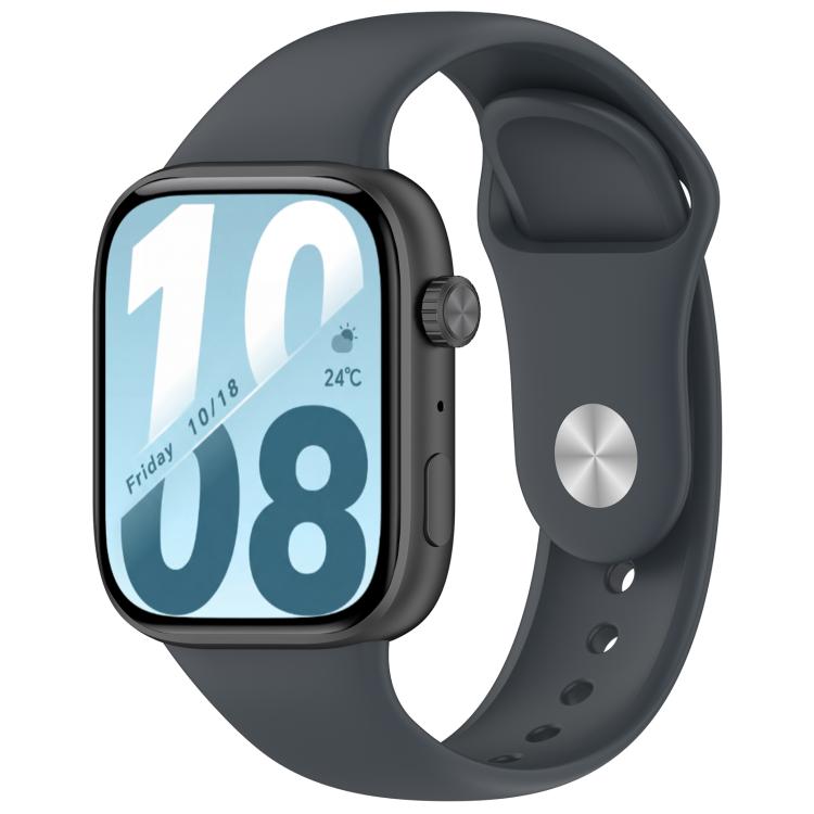Reverse Buckle Solid Color Silicone Watch Band, For Honor Watch X5i