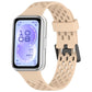Perforated U-Shaped Dual Buckle Breathable Silicone Watch Band, For Huawei Band 11 / Band 11 Pro