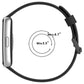 Perforated U-Shaped Dual Buckle Breathable Silicone Watch Band, For Huawei Band 11 / Band 11 Pro