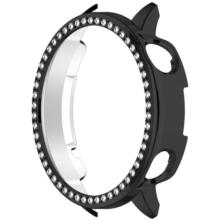 Single Row Diamond Half Coverage Hollow PC Watch Protective Case, For OnePlus Watch 4
