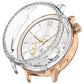 Single Row Diamond Half Coverage Hollow PC Watch Protective Case, For OnePlus Watch 4