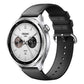 Solid Color Round Buckle Genuine Leather Watch Band, For Xiaomi Watch S4