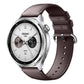 Solid Color Round Buckle Genuine Leather Watch Band, For Xiaomi Watch S4