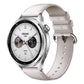 Solid Color Round Buckle Genuine Leather Watch Band, For Xiaomi Watch S4