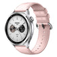 Solid Color Round Buckle Genuine Leather Watch Band, For Xiaomi Watch S4