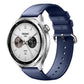 Solid Color Round Buckle Genuine Leather Watch Band, For Xiaomi Watch S4