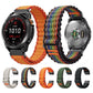 Ocean Wave Texture Nylon Watch Band, For Gamin 26mm, For Gamin 22mm, For Gamin 20mm