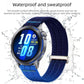 Double-Link Cloud-Feel Breathable Nylon Loop Metal Head Watch Band, 18mm, 20mm, 22mm