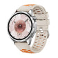 Two Color Perforated Silicone Watch Band, 22mm