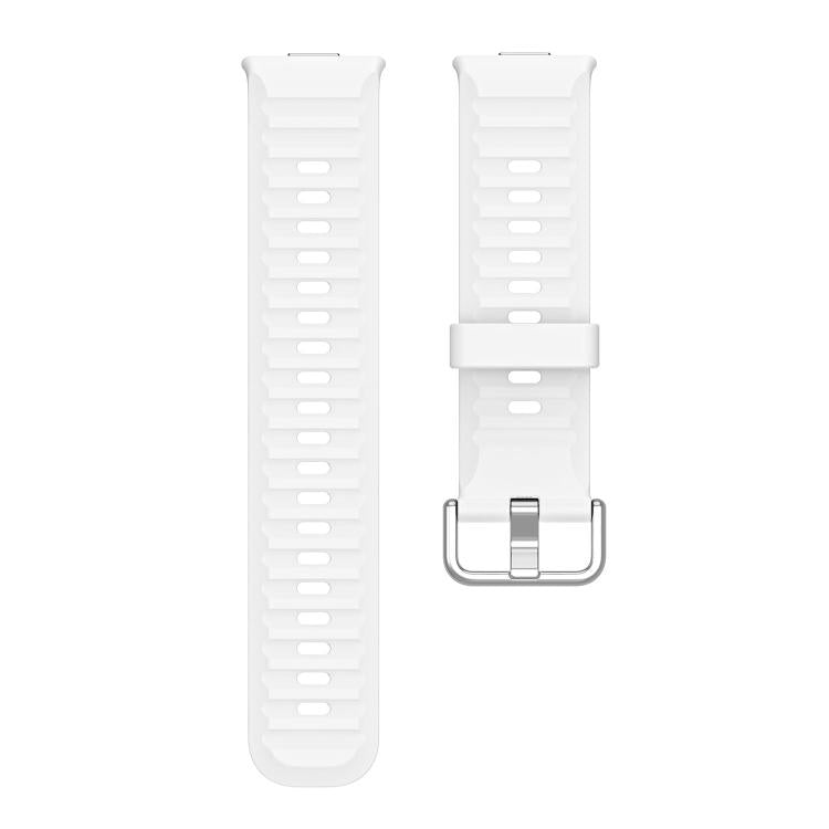 Wave Texture Solid Color Silicone Watch Band, For Huawei Watch Fit 5 / Fit 5 Pro