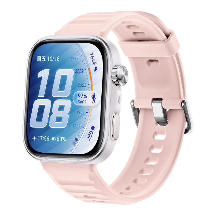 Wave Texture Solid Color Silicone Watch Band, For Huawei Watch Fit 5 / Fit 5 Pro