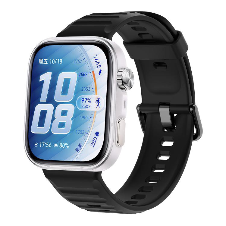 Wave Texture Solid Color Silicone Watch Band, For Huawei Watch Fit 5 / Fit 5 Pro